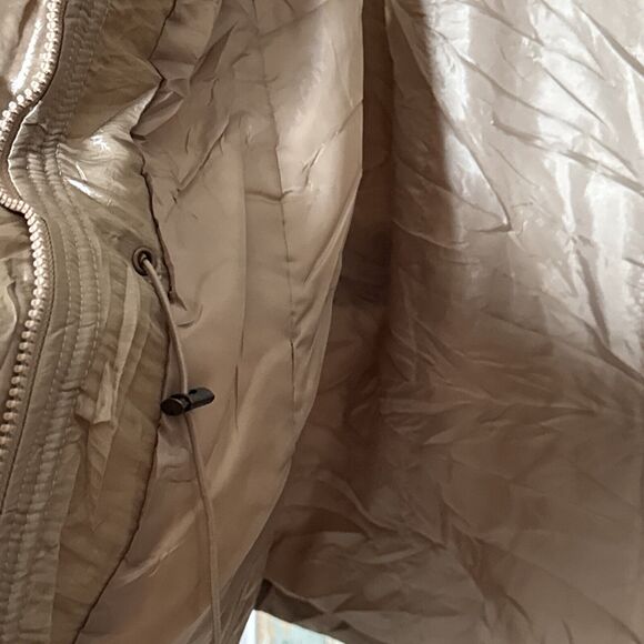 Coldwater Creek Womens 2X Shimmering Gold/Tan Sleeveless Vest With Zip - Picture 7 of 11